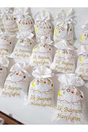 3 adet Bayram Harçlık Kesesi 15x20 cm