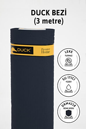 Premier Metrelik Duck Keten Kumaş Su İtici Bez 3 Metre DRM4218 - Lacivert