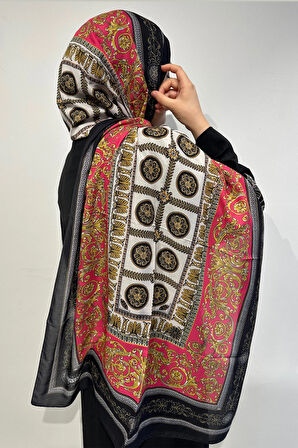 PVDŞ001 Pamuk Vual Dijital Şal