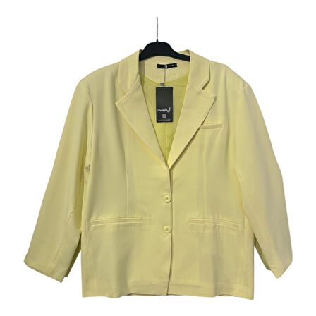 BZCK001 DÜĞME DETAYLI BLAZER CEKET