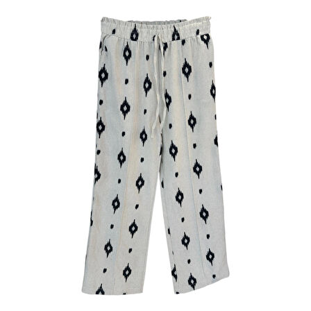 1051 KISA KOL ÖNÜ BAĞLAMALI KETEN TAKIM