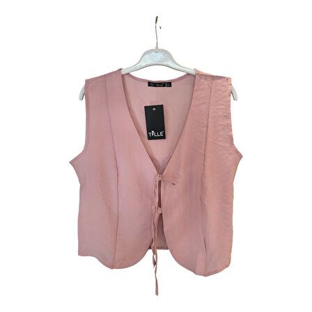 4123 ÖNÜ BAĞLAMALI YELEK PANTOLON TAKIM