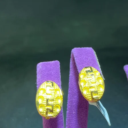22 Ayar Altın Küpe Modern Tasarım 2.85gr Kadın Hediye