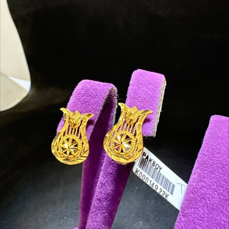 22 Ayar Altın Küpe Şıklığı 3.78gr Kadın Hediye