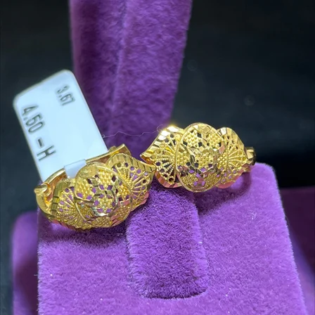 22 Ayar Altın Küpe Şık Tasarım 3.67gr Kadın Hediye