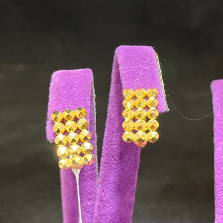 22 Ayar Altın Küpe Şık Tasarım 3.46gr Kadın Hediye