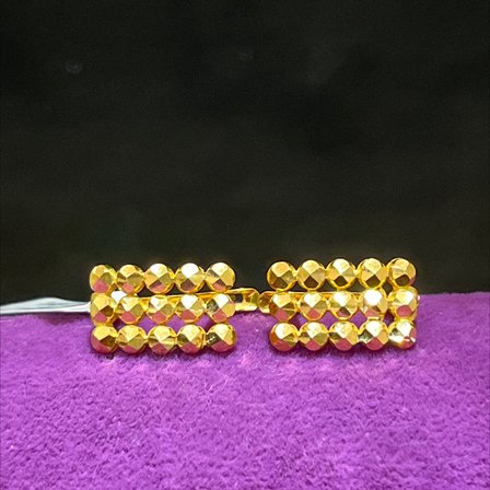 22 Ayar Altın Küpe Şık Tasarım 3.46gr Kadın Hediye