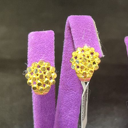 22 Ayar Altın Küpe Zarif Model 3.63gr Kadın Hediye