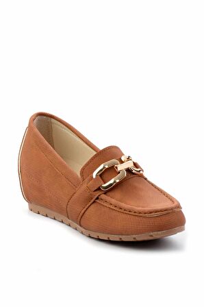 Taba  Kadın Loafer Ayakkabı K01014015009