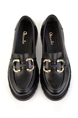 Siyah  Kadın Loafer Ayakkabı K01021050009