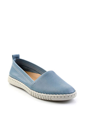 Kot Mavi Leather Kadın Casual Ayakkabı K01028031603