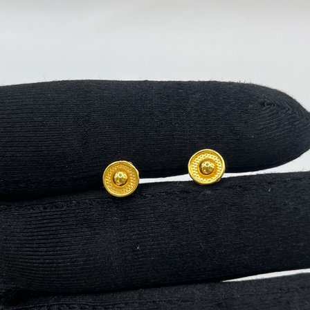 Vidalı Altın Çocuk Küpesi 22 Ayar 0.87 Gram Hediye