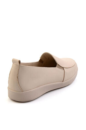 Bej Leather Kadın Casual Ayakkabı K01087236103