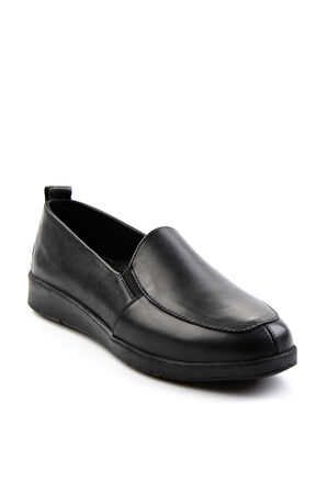 Siyah Leather Kadın Casual Ayakkabı K01087236103