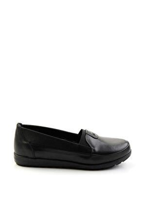 Siyah Leather Kadın Casual Ayakkabı K01087734103