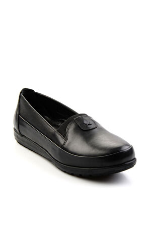 Siyah Leather Kadın Casual Ayakkabı K01087734103