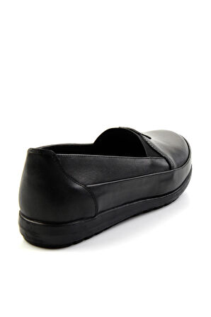Siyah Leather Kadın Casual Ayakkabı K01087734103