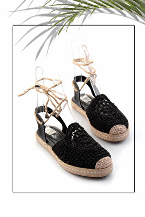 Siyah  Kadın Espadril K01117011116