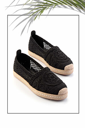 Siyah  Kadın Espadril K01117011316