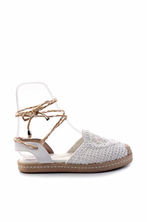 Beyaz  Kadın Espadril K01117011116