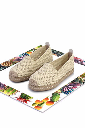 Bej  Kadın Espadril K01117011216