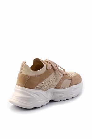 Bej Triko  Kadın Sneaker K01120100082