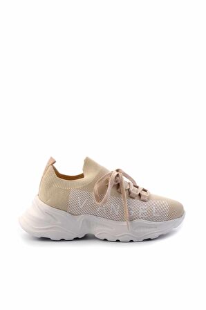 Bej Triko  Kadın Sneaker K01120100182