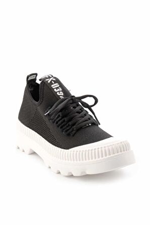 Bambi Siyah Triko  Kadın Sneaker K01122000182