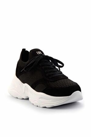 Siyah Triko  Kadın Sneaker K01120100082