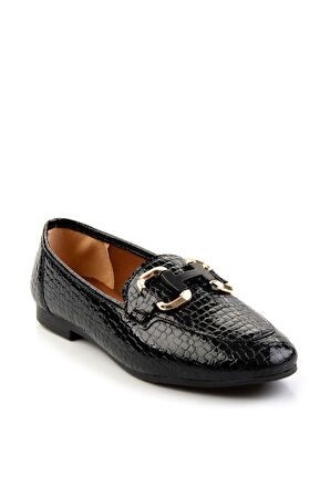 Siyah  Kadın Loafer Ayakkabı K01140003811