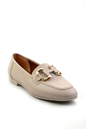 Bej  Kadın Loafer Ayakkabı K01140003809