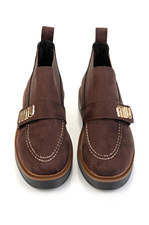 Kahve  Kadın Loafer Ayakkabı K01140014472