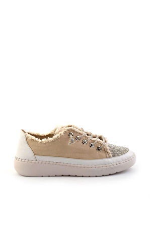 Bej Kot  Kadın Sneaker K01140430537