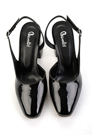 Siyah  Kadın Klasik Topuklu Ayakkabı K01140004408