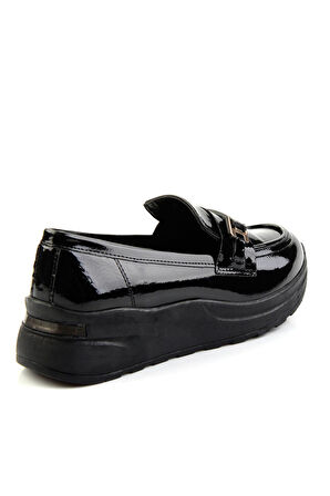 Siyah  Kadın Loafer Ayakkabı K01179769712