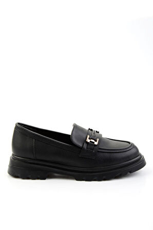 Siyah  Kadın Loafer Ayakkabı K01179828109