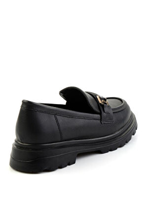 Siyah  Kadın Loafer Ayakkabı K01179828109