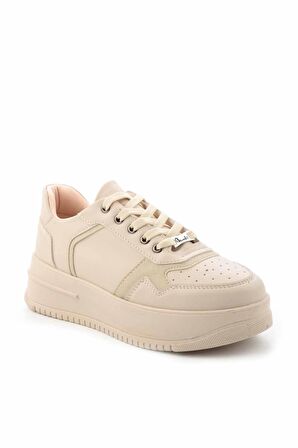 Bambi Bej  Kadın Sneaker K01179010409