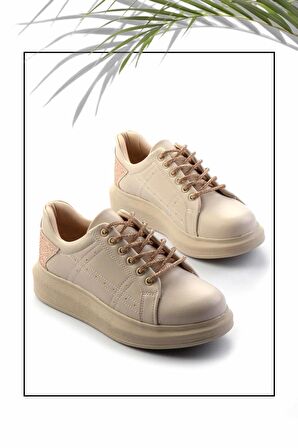 Bej  Kadın Sneaker K01179086509