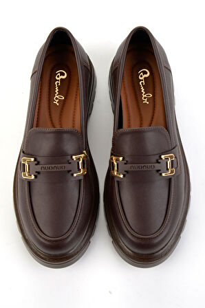 Kahve  Kadın Loafer Ayakkabı K01179828109