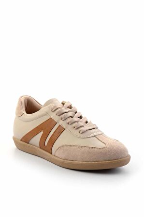Bej Taba  Kadın Sneaker K01179457209