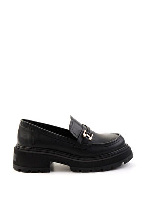 Siyah  Kadın Loafer Ayakkabı K01179200409
