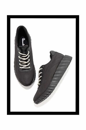 Siyah Paraşüt  Kadın Sneaker K01179090067