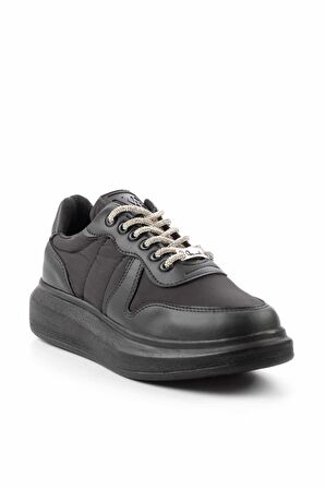 Siyah Paraşüt  Kadın Sneaker K01179811167