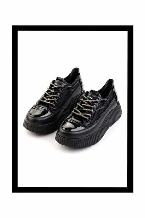 Siyah Paraşüt  Kadın Sneaker K01179200067