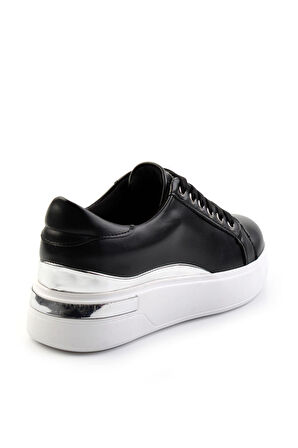 Siyah Lame  Kadın Sneaker K01179001409