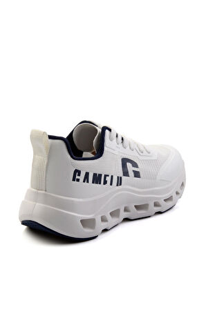 Beyaz Lacivert  Kadın Sneaker K01175563082