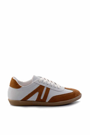 Beyaz Taba  Kadın Sneaker K01179457209