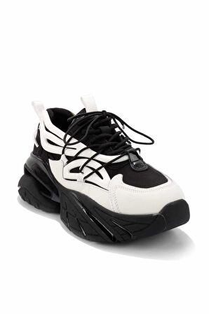 Beyaz Hakiki Deri Kadın Sneaker K01185042003