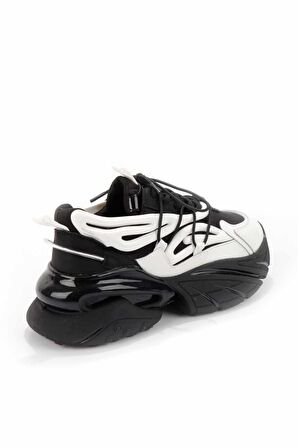 Beyaz Hakiki Deri Kadın Sneaker K01185042003